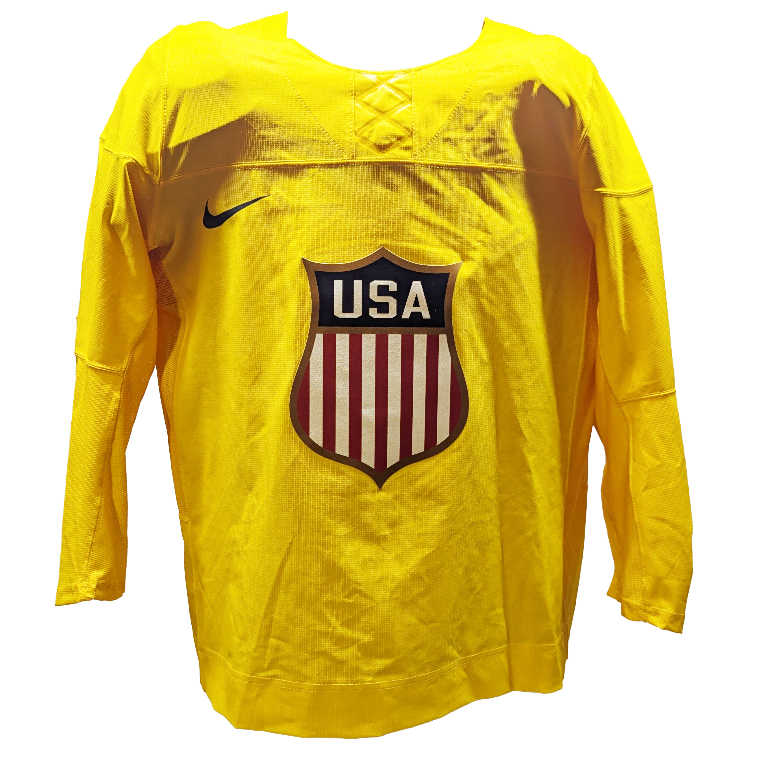 Nike - Maillot d'entraînement authentique avec logo Shield de l'équipe américaine IIHF d'occasion